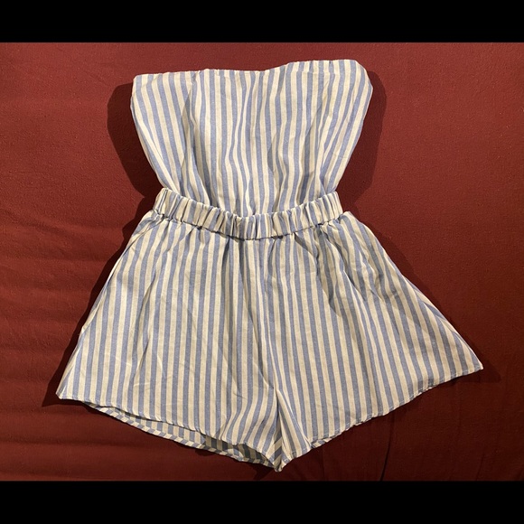 Striped romper - Picture 1 of 3